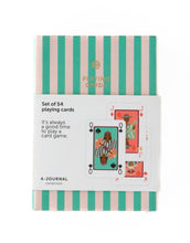 Laden Sie das Bild in den Galerie-Viewer, Spielkarten in Grün mit einzigartigen Illustrationen, von A-Journal