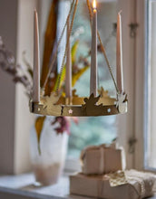 Laden Sie das Bild in den Galerie-Viewer, Adventskerzenhalter Elmir I Gold