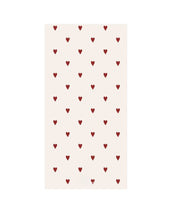 Laden Sie das Bild in den Galerie-Viewer, Papierserviette mit Herzmotiv im charmanten, festlichen Stil.