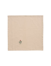 Laden Sie das Bild in den Galerie-Viewer, Stoffserviette in Leinenoptik mit Mistelzweigmotiv von Ib Laursen.