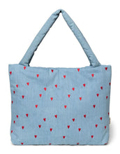 Laden Sie das Bild in den Galerie-Viewer, Tasche Denim I Blue Hearts