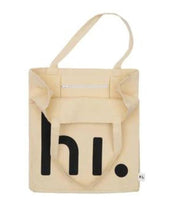 Laden Sie das Bild in den Galerie-Viewer, Tote Bag Hi I Black