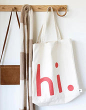 Laden Sie das Bild in den Galerie-Viewer, Tote Bag Hi I Coral