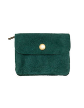 Laden Sie das Bild in den Galerie-Viewer, Portemonnaie Leder Klein I Grün