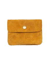 Laden Sie das Bild in den Galerie-Viewer, Portemonnaie Leder Klein I Ocker