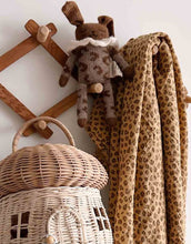 Laden Sie das Bild in den Galerie-Viewer, Musselin Swaddle Tuch Bianca 110x110cm I Mini Graou Coffee