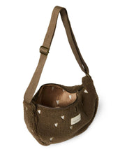 Laden Sie das Bild in den Galerie-Viewer, Tasche Fanny Pack Teddy I Brown Hearts