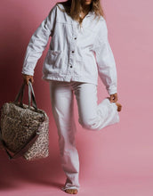 Laden Sie das Bild in den Galerie-Viewer, Padded Tote Bag Large I Leo Splashes Grey/Sand