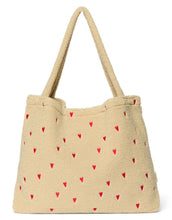 Laden Sie das Bild in den Galerie-Viewer, Tasche Teddy I Ecru Hearts