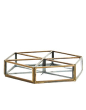 Laden Sie das Bild in den Galerie-Viewer, Aufbewahrung Sechseck Glas I 20x17,5x4 cm