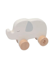 Laden Sie das Bild in den Galerie-Viewer, Holzelefant auf Rädern I Jungle Jambo