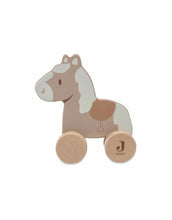 Laden Sie das Bild in den Galerie-Viewer, Holzpferd auf Rädern I Nostalgic Ride