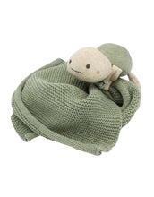 Laden Sie das Bild in den Galerie-Viewer, Kuscheltuch Schildkröte I Mint