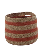 Laden Sie das Bild in den Galerie-Viewer, Hängekorb Seegras/Jute I Natur/Brown