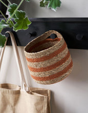 Laden Sie das Bild in den Galerie-Viewer, Hängekorb Seegras/Jute I Natur/Brown