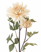 Laden Sie das Bild in den Galerie-Viewer, Kunstblume Chrysantheme Stiel verzweigt I Natur