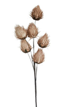 Laden Sie das Bild in den Galerie-Viewer, Kunstblume Happia Distel 30cm I Natur