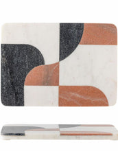 Laden Sie das Bild in den Galerie-Viewer, Schneidebrett Marmor Jazzi I Weiß