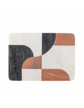 Laden Sie das Bild in den Galerie-Viewer, Schneidebrett Marmor Jazzi I Weiß