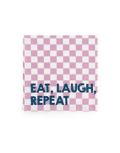 Laden Sie das Bild in den Galerie-Viewer, Stoffserviette Josephine I Eat, Love, Repeat