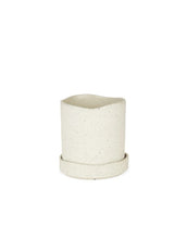 Laden Sie das Bild in den Galerie-Viewer, Übertopf Uneru ø13cm I Weiß