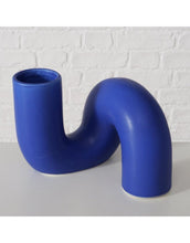 Laden Sie das Bild in den Galerie-Viewer, Vase Bluyo I Blau

