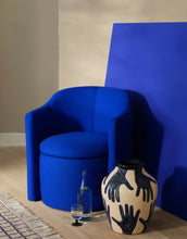 Laden Sie das Bild in den Galerie-Viewer, Vase Mime I Intense Blue/Rainy Day Grey