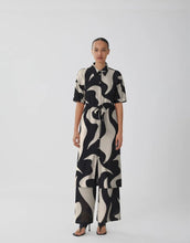 Laden Sie das Bild in den Galerie-Viewer, Hose Vizeya Zera HW I Black Beauty/Zera Beige