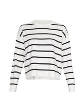 Laden Sie das Bild in den Galerie-Viewer, Pullover Maura Rachelle Stripe I Ice/Black
