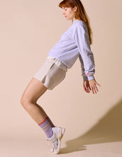 Laden Sie das Bild in den Galerie-Viewer, Popeia Stricksocken Wolle I Lila