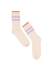 Laden Sie das Bild in den Galerie-Viewer, Popeia Stricksocken Wolle I Ecru