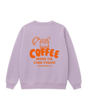 Laden Sie das Bild in den Galerie-Viewer, Sweatshirt Coffee I Flieder