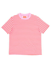 Laden Sie das Bild in den Galerie-Viewer, T-Shirt Gestreift I Pink/Rot