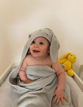 Laden Sie das Bild in den Galerie-Viewer, Kapuzenhandtuch Albert I Rabbit Dumbo Grey