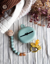 Laden Sie das Bild in den Galerie-Viewer, Schnullerkette Naturkautschuk I Seafoam Blue