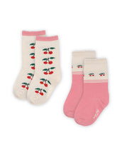 Laden Sie das Bild in den Galerie-Viewer, Socken 2er-Set I Cherry Mix