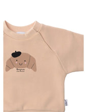 Laden Sie das Bild in den Galerie-Viewer, Sweatshirt Beige I Croissant
