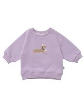 Laden Sie das Bild in den Galerie-Viewer, Sweatshirt Flieder I Dackel