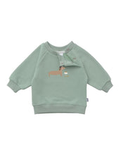 Laden Sie das Bild in den Galerie-Viewer, Sweatshirt Schilfgrün I Dackel