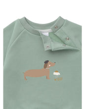 Laden Sie das Bild in den Galerie-Viewer, Sweatshirt Schilfgrün I Dackel