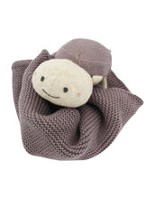 Laden Sie das Bild in den Galerie-Viewer, Kuscheltuch Schildkröte I Flieder