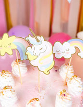 Laden Sie das Bild in den Galerie-Viewer, Cake Topper I Einhorn