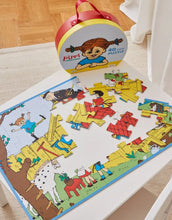 Laden Sie das Bild in den Galerie-Viewer, Puzzlekoffer 40 Teile I Pippi Langstrumpf