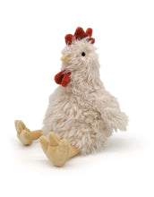 Laden Sie das Bild in den Galerie-Viewer, Stofftier Huhn I Weiß