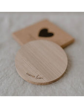 Laden Sie das Bild in den Galerie-Viewer, Untersetzer Eiche I Coffee Lover