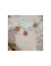 Laden Sie das Bild in den Galerie-Viewer, Holzmagnet 3er- Set I Denk dran