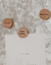 Laden Sie das Bild in den Galerie-Viewer, Holzmagnet 3er- Set I Denk dran