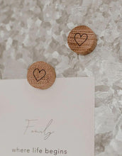 Laden Sie das Bild in den Galerie-Viewer, Holzmagnet 3er- Set I Herz