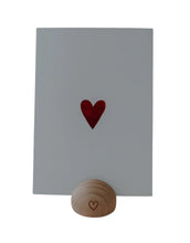 Laden Sie das Bild in den Galerie-Viewer, Kartenständer Halbrund I Herz