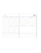 Laden Sie das Bild in den Galerie-Viewer, Tagebuch My Journal 2026 I Flow Blue